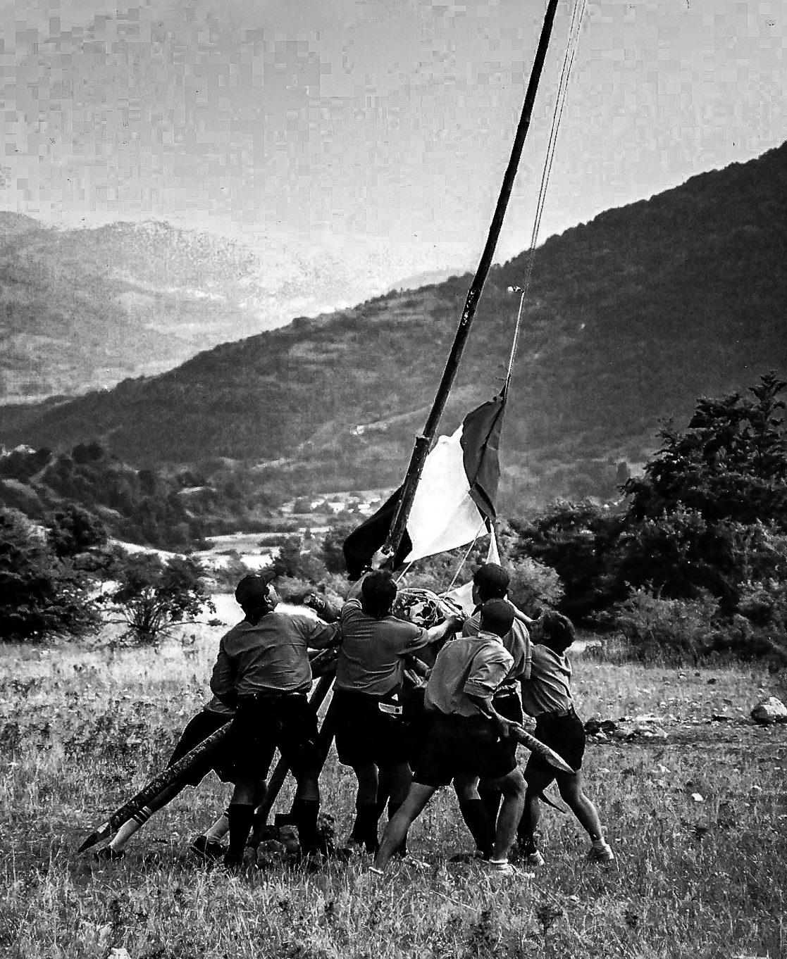 the flag
