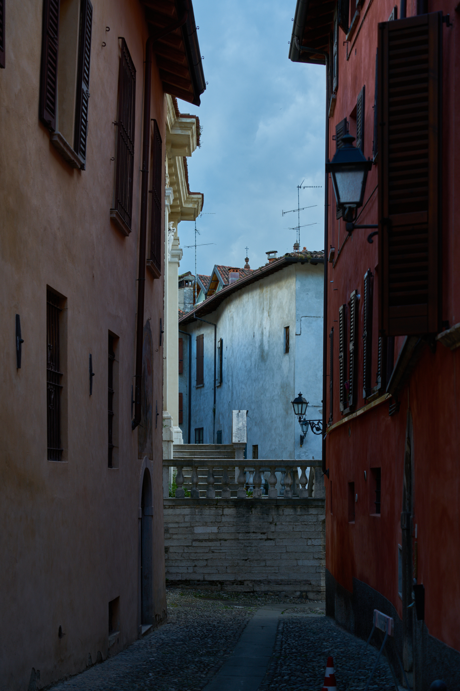 Orange, Teal and Red