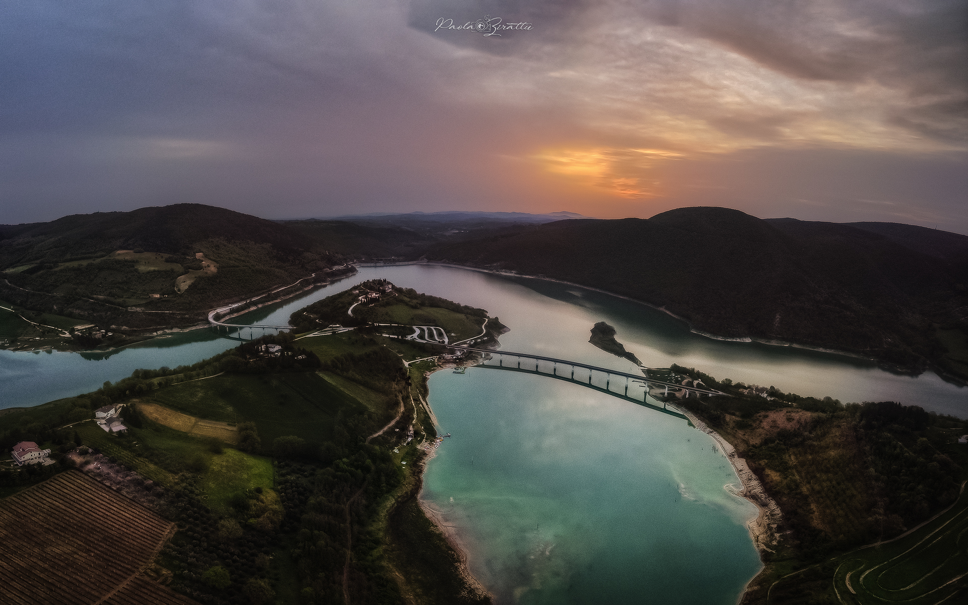 alba al Lago di Cingoli