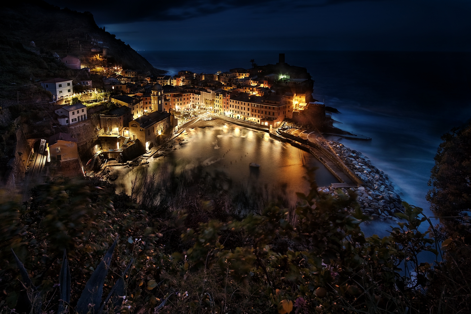 Vernazza at night