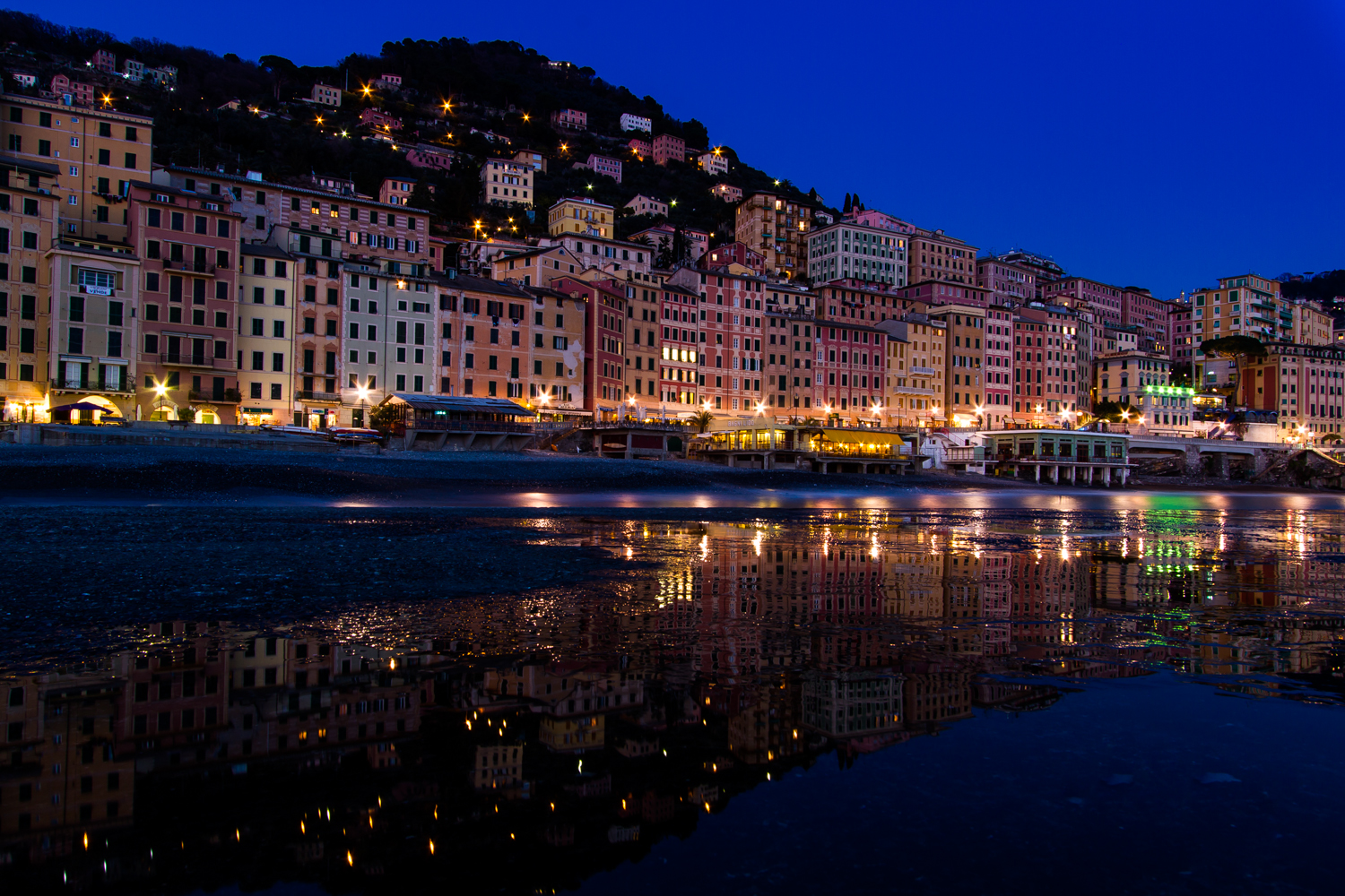 Camogli in the mirror
