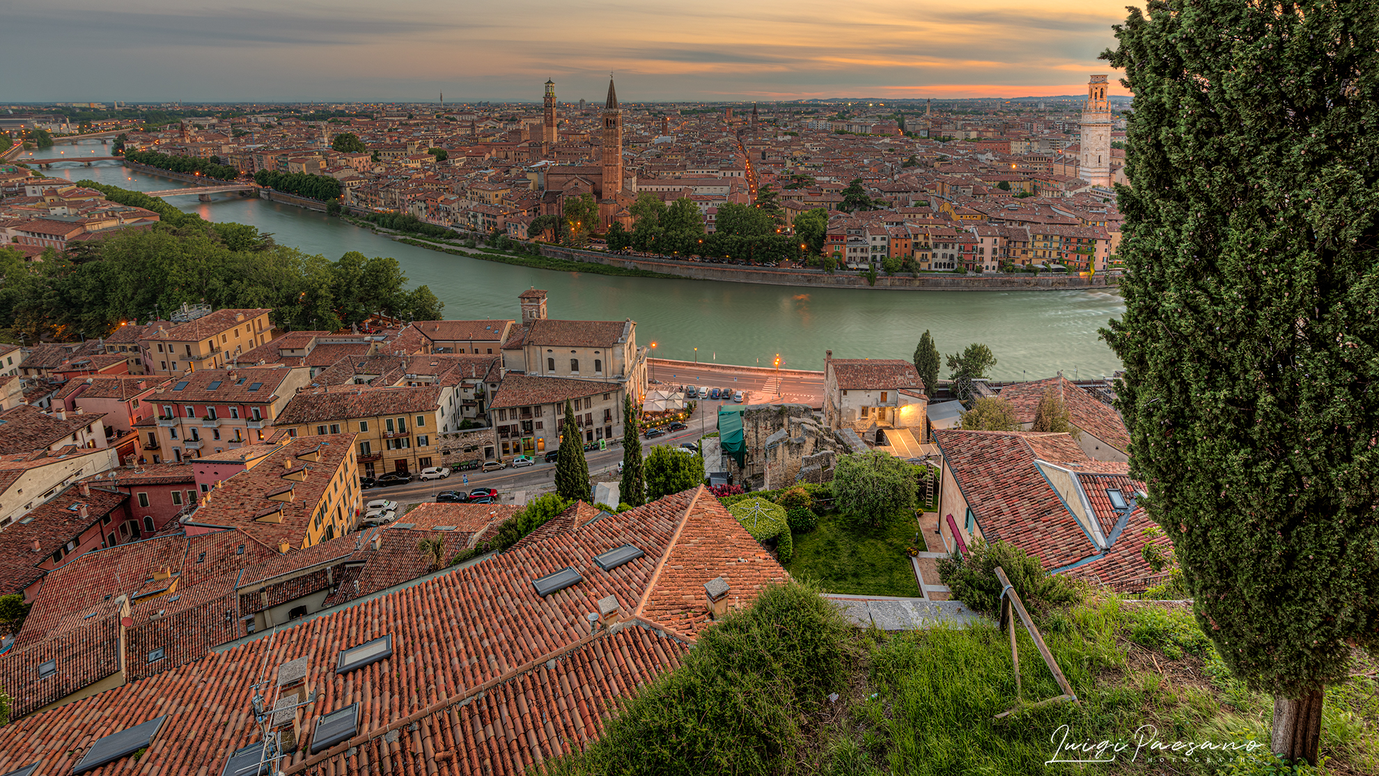 Verona - view from Castel San Pietro