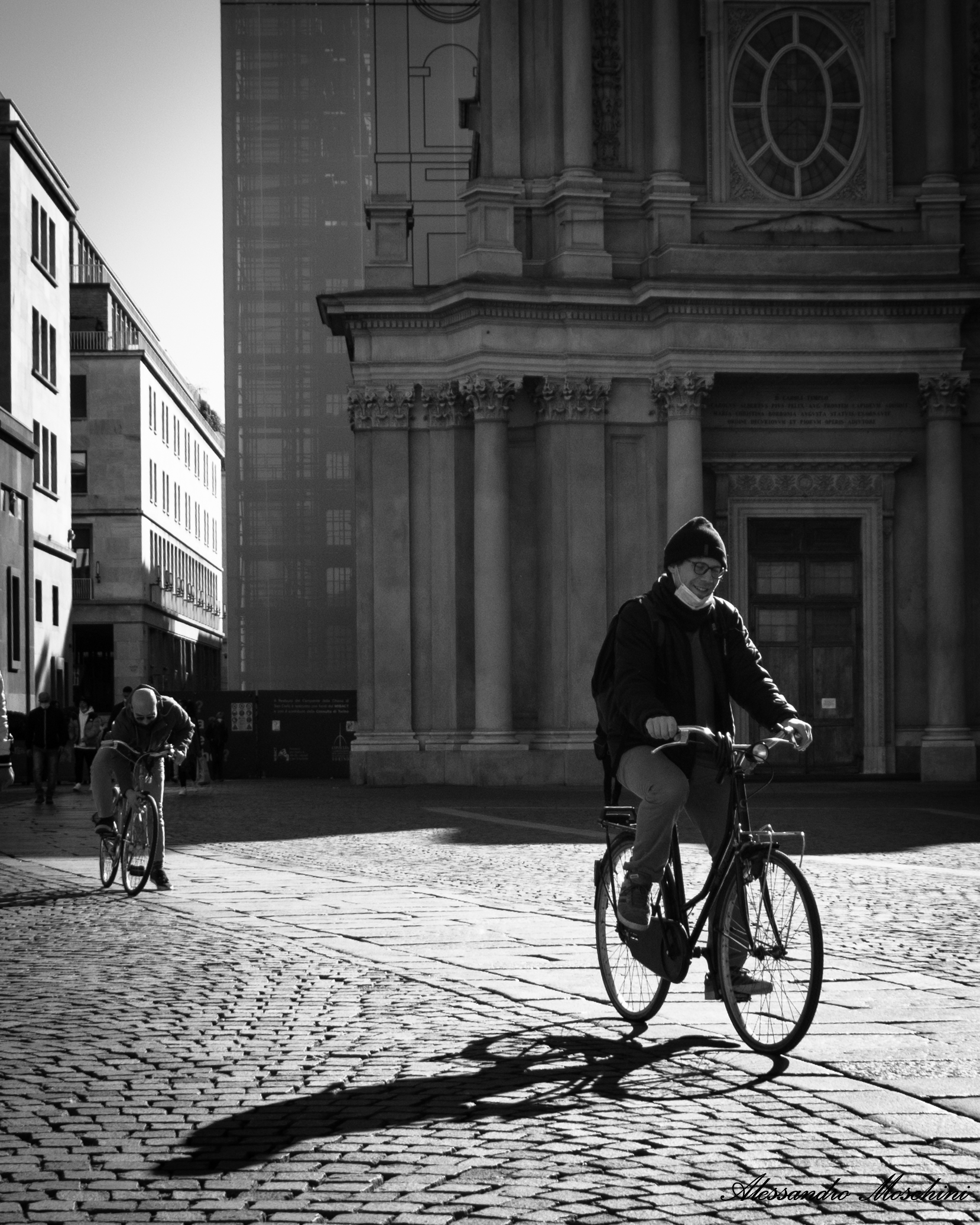 Cycling around the city