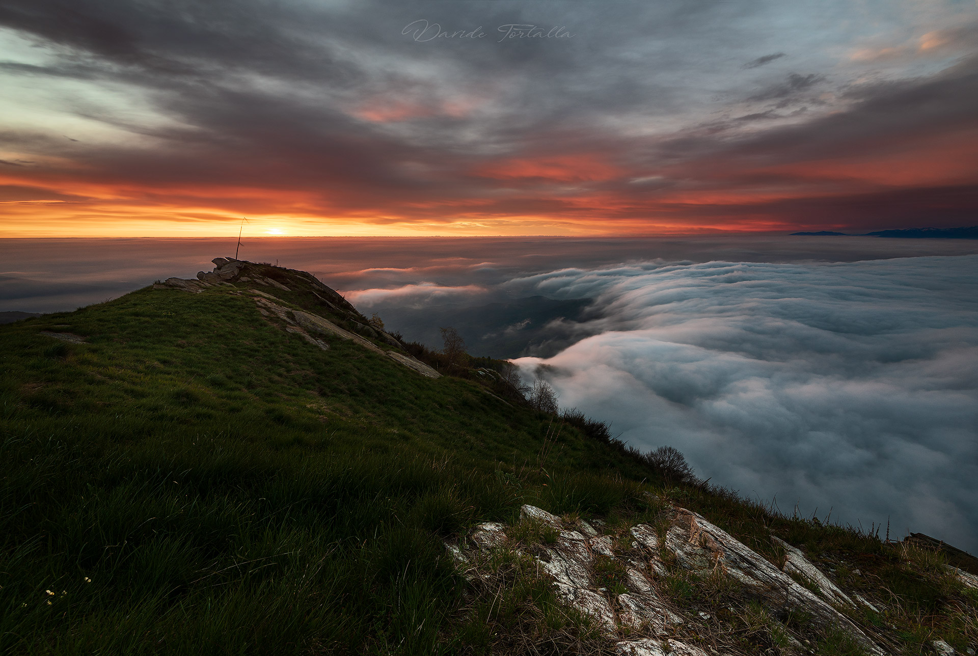 A sea of clouds