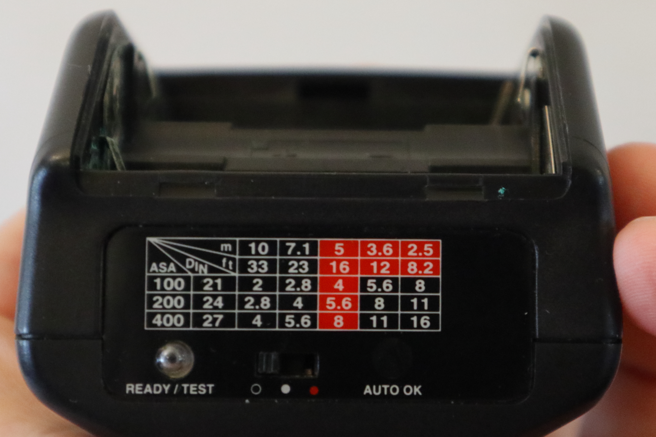 tumax 681a Tabella ASA distanze e diaframmi