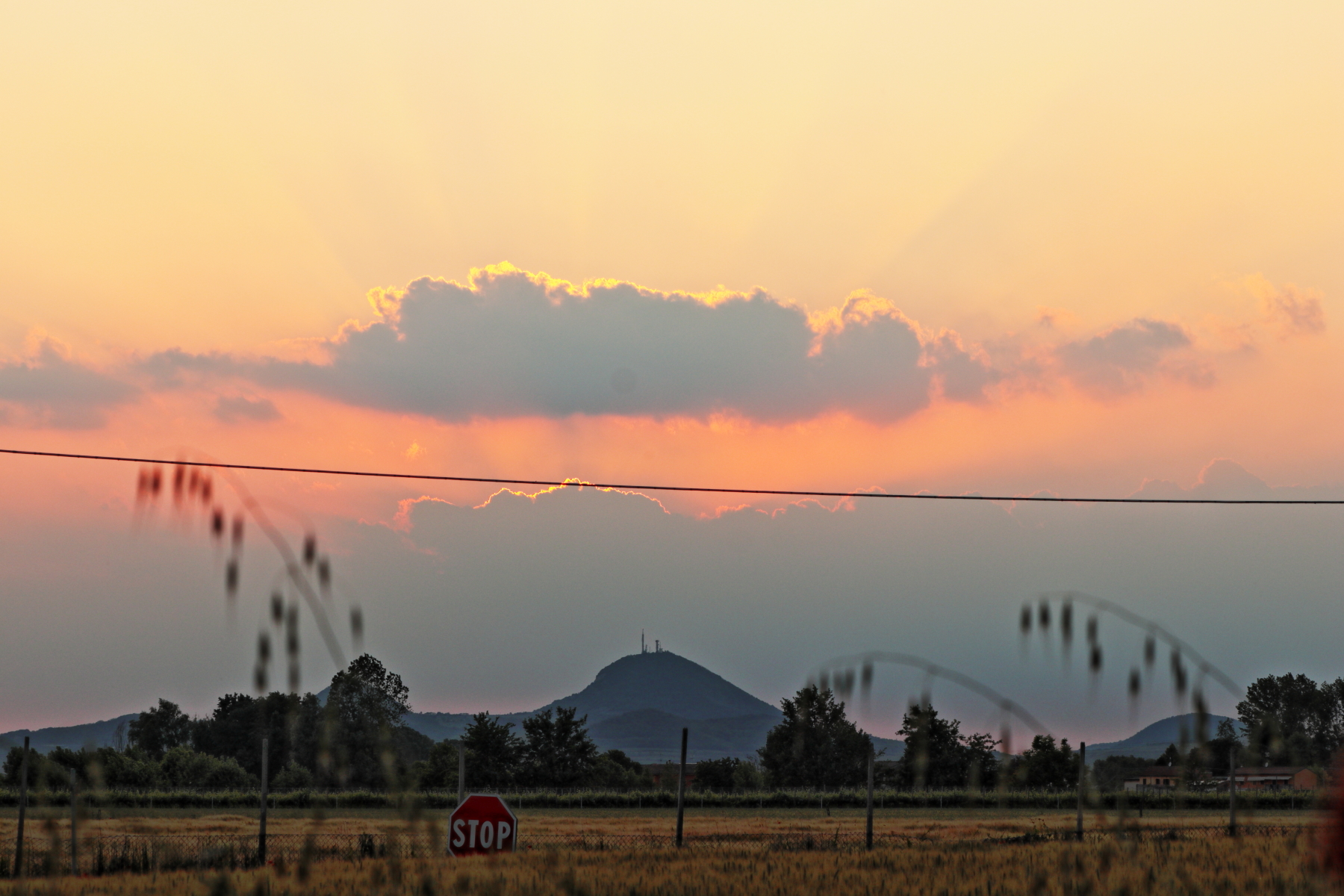 Tramonto sui colli euganei