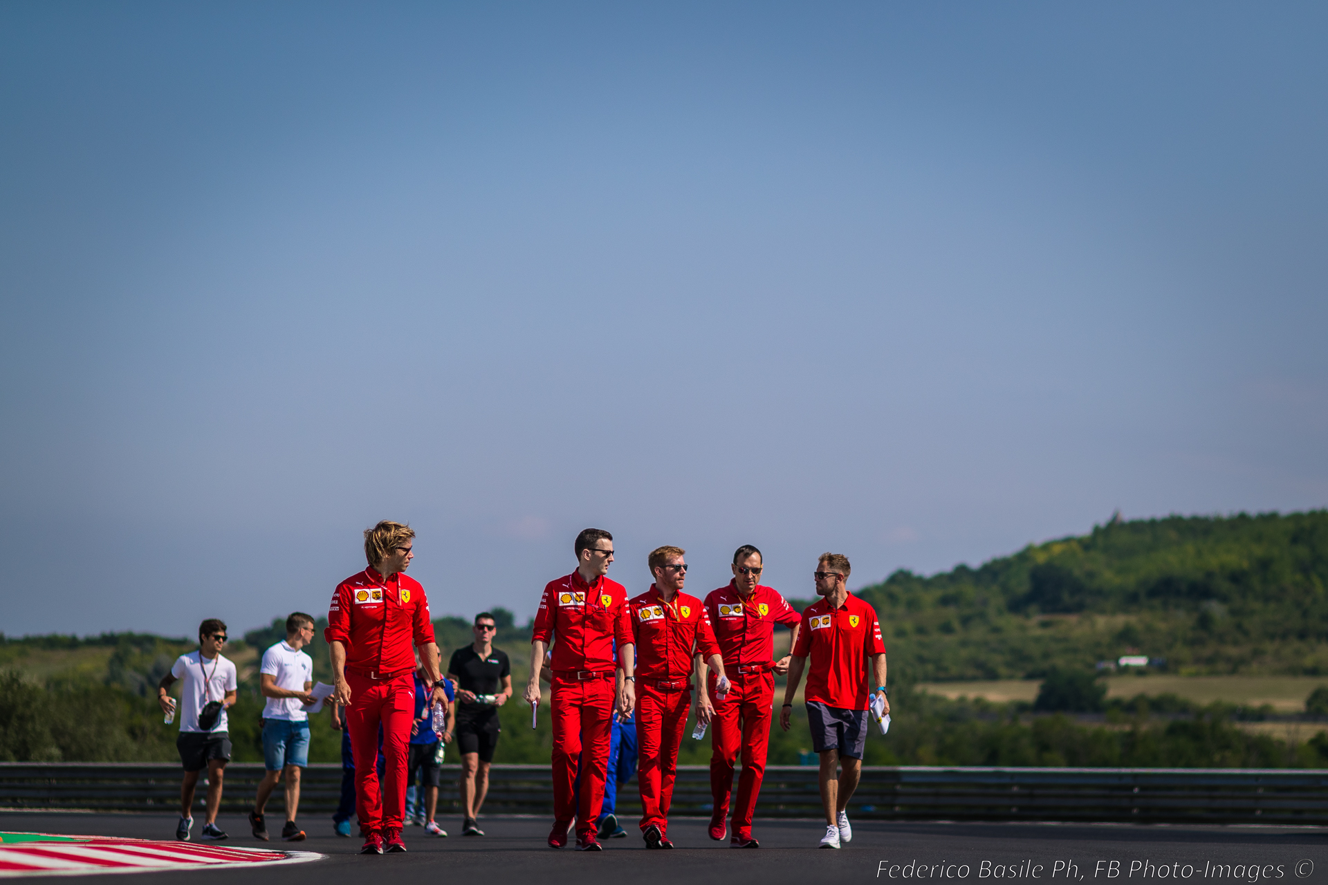 Vettel e il suo Team