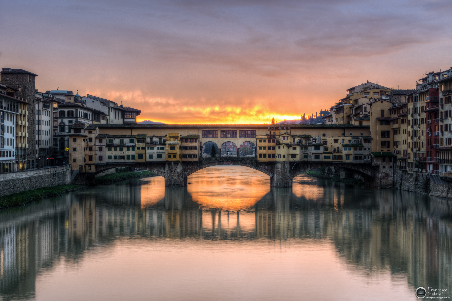 Ponte Vecchio all'alba