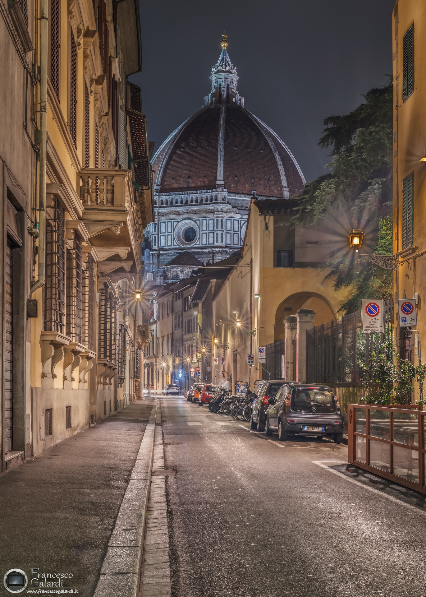 La Cupola da Via dell'Oriuolo