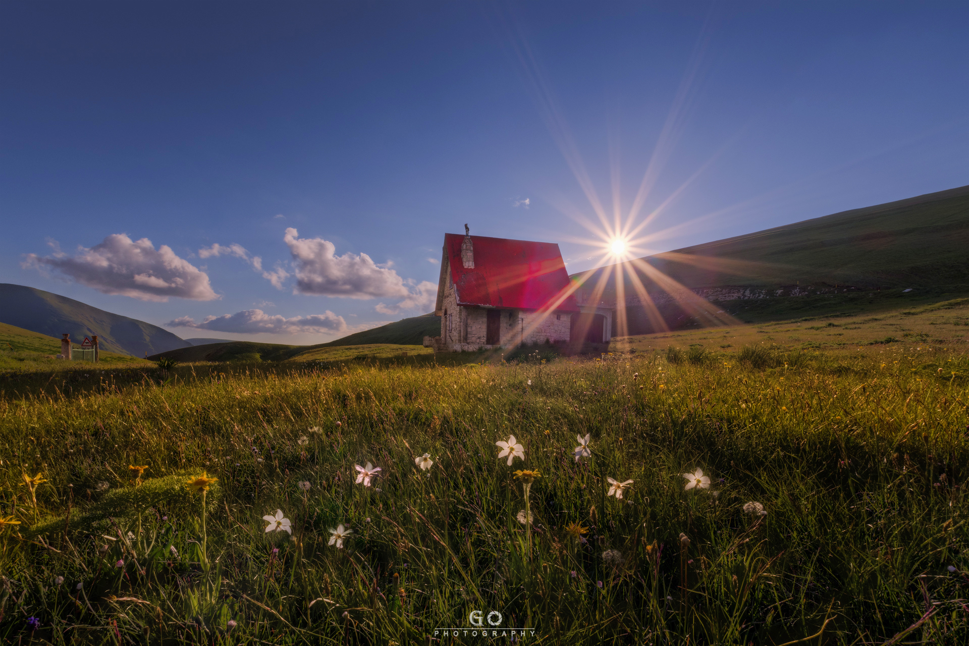 Villa Lucio al tramonto