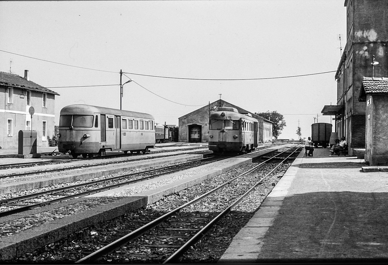 Waiting for the next train...........