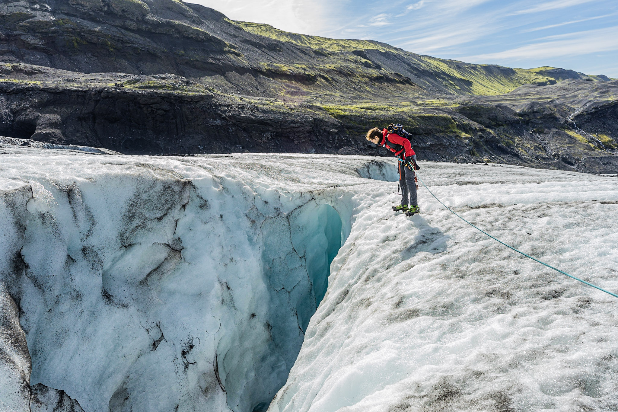 Solheimajökull - A spasso tra i crepacci