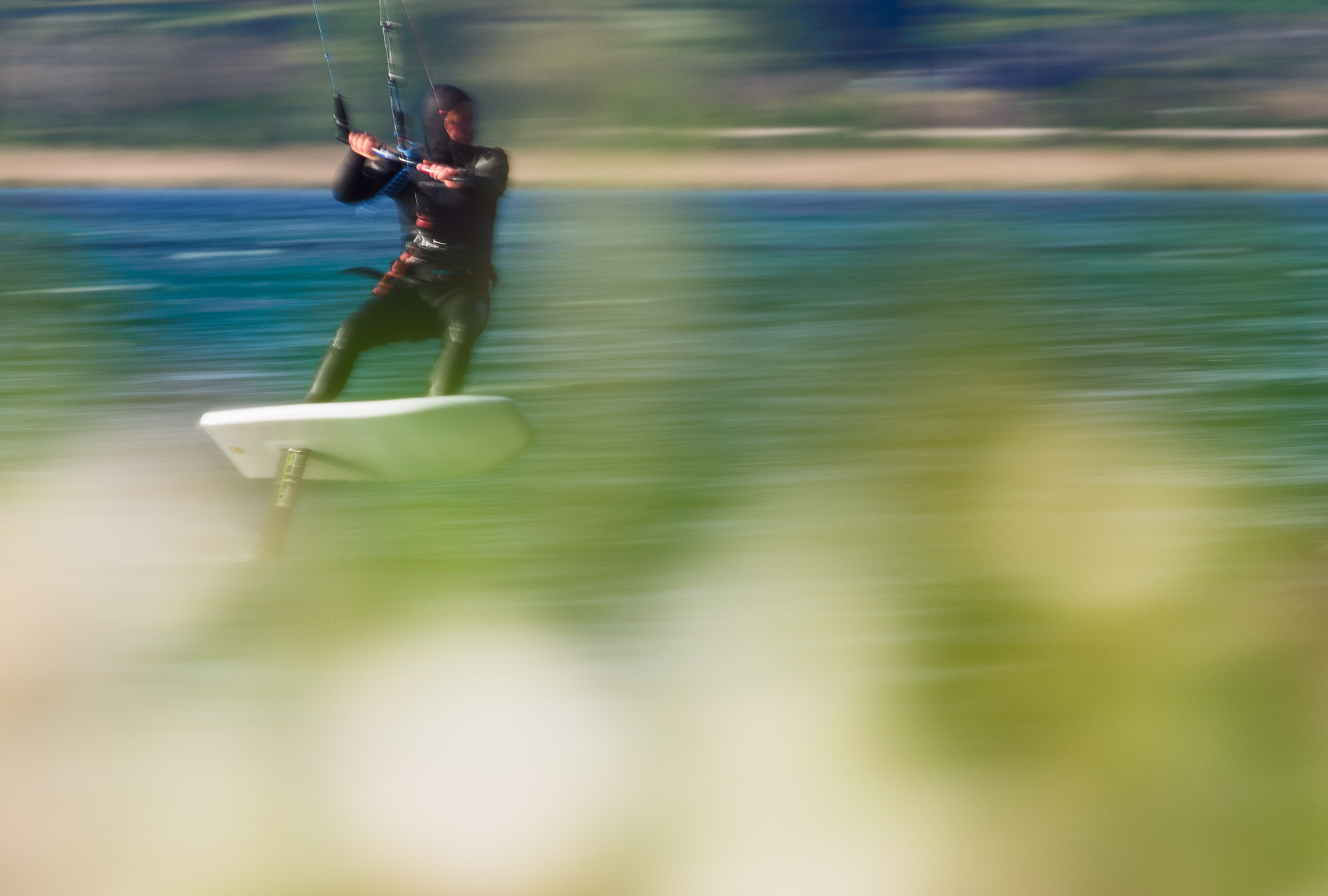 Kitesurfing at Trasimeno