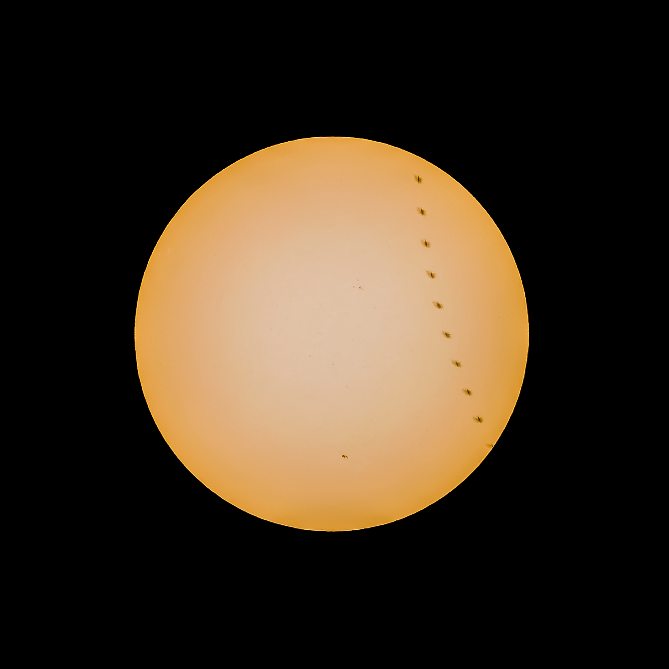 A strange solar transit