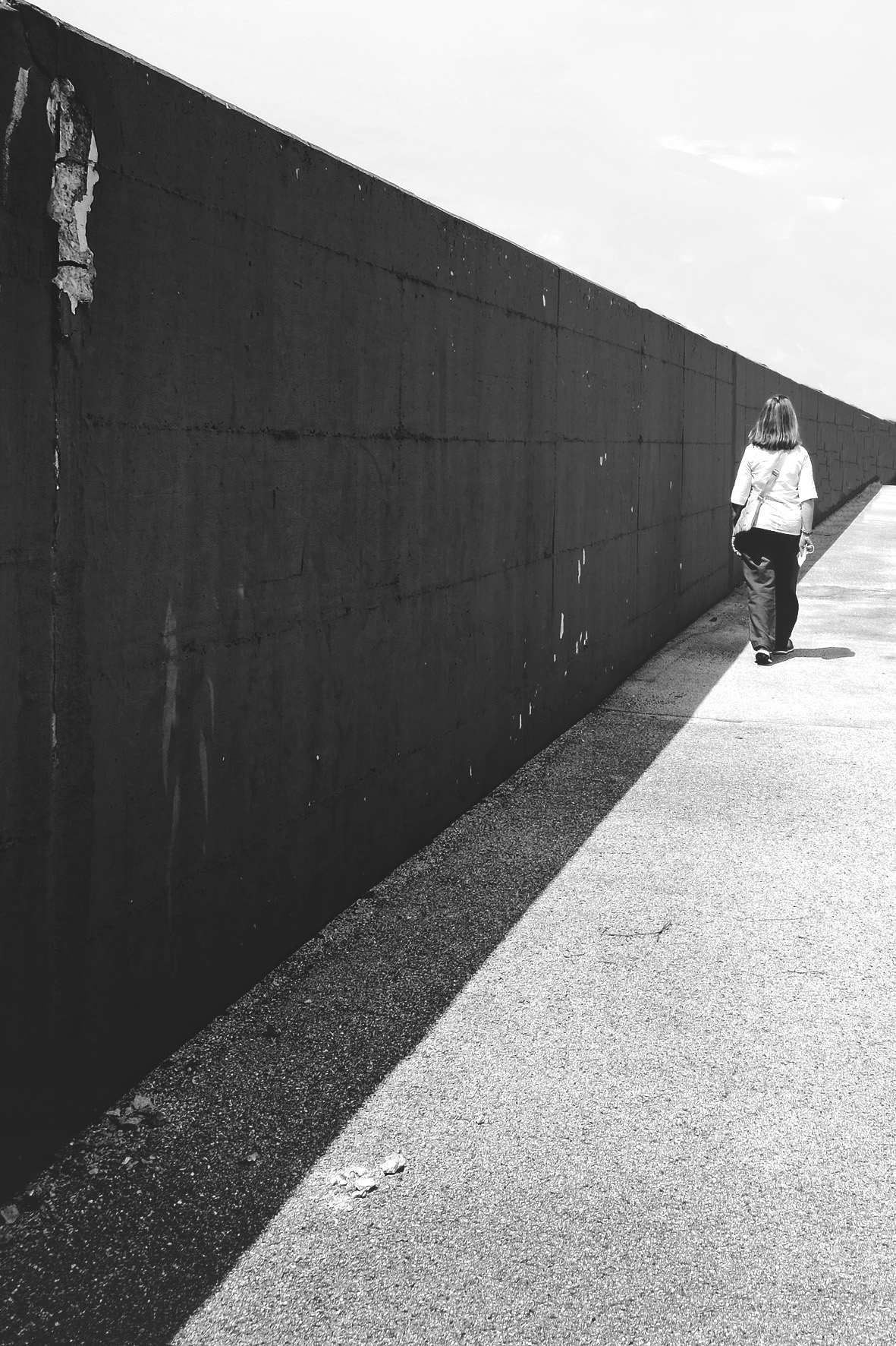 the wall