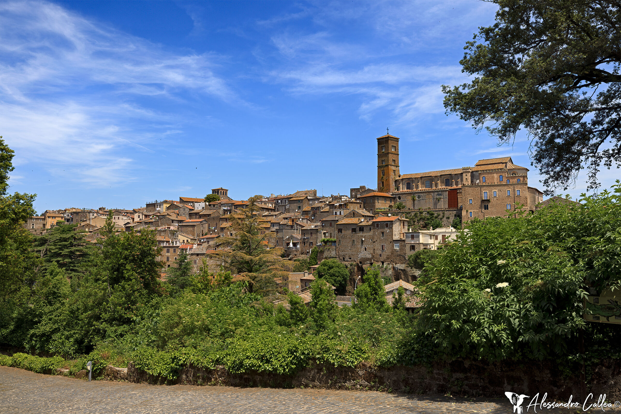 Sutri on a beautiful sunny day