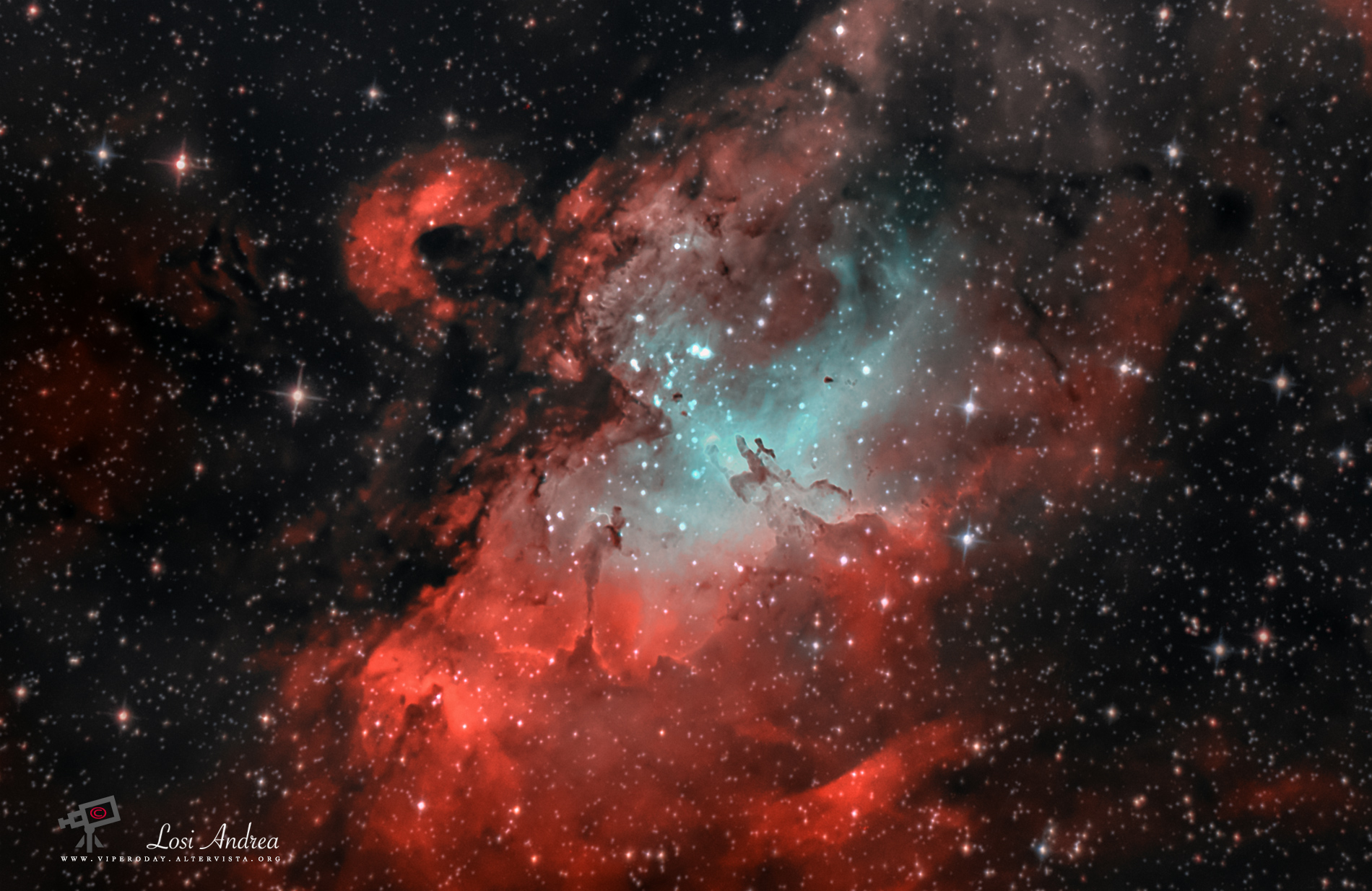 "M16 Eagle Nebula - Pillars of Creation"