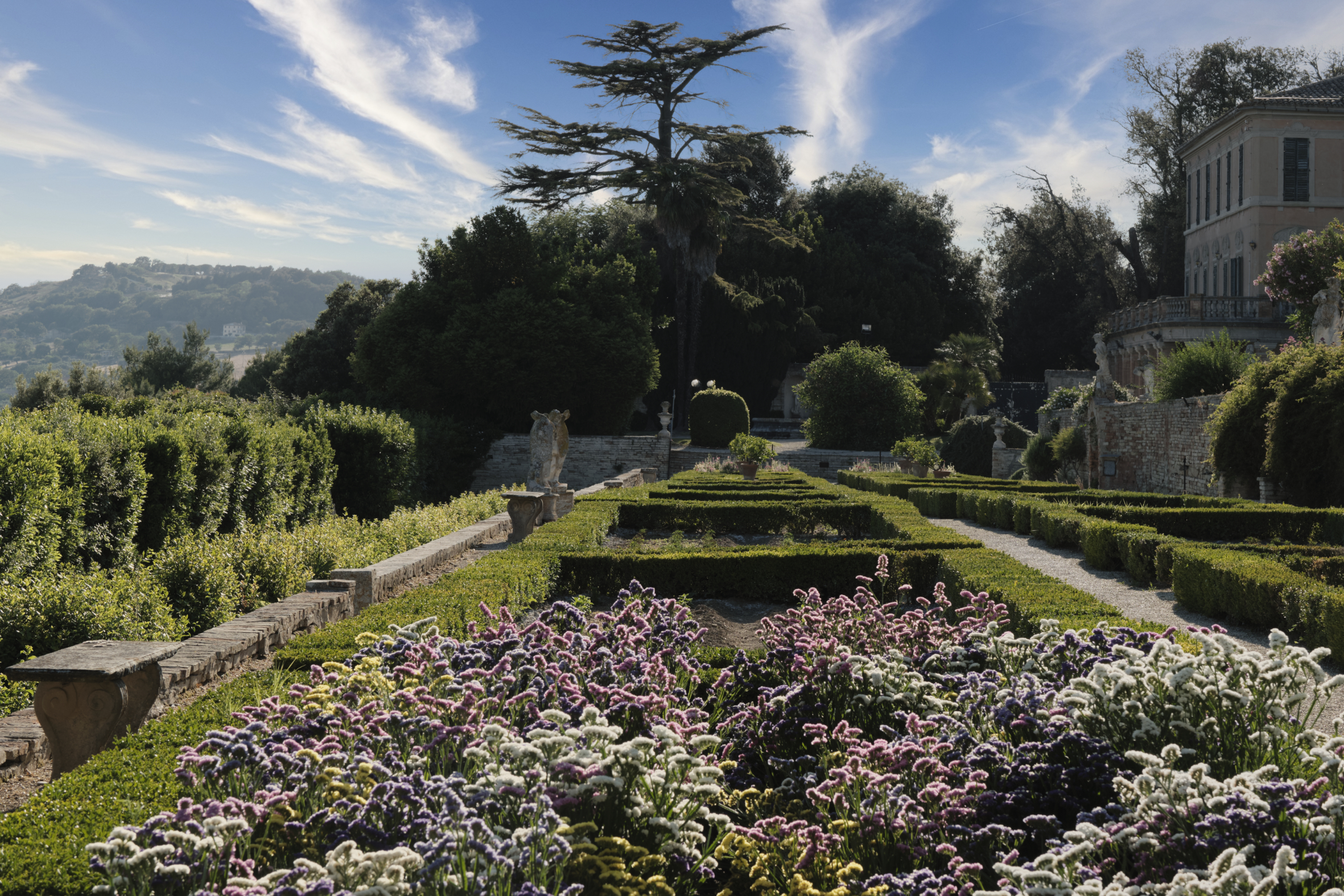 Villa Buonaccorsi Italian garden