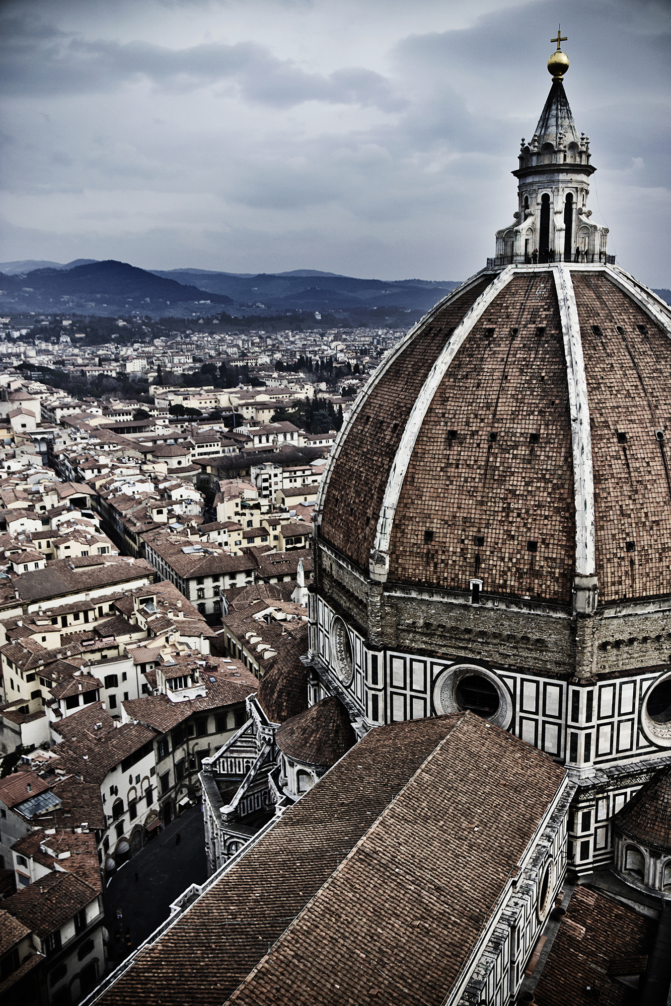 Flying over Florence
