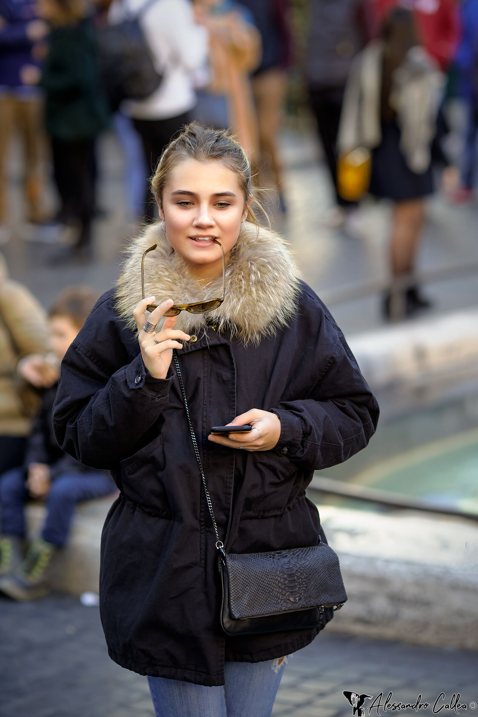 Absorbed and happy