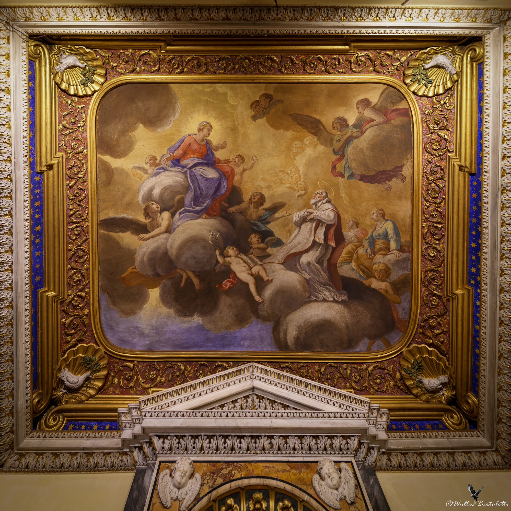 l'adorazione di Maria- S. Agnese in Agone