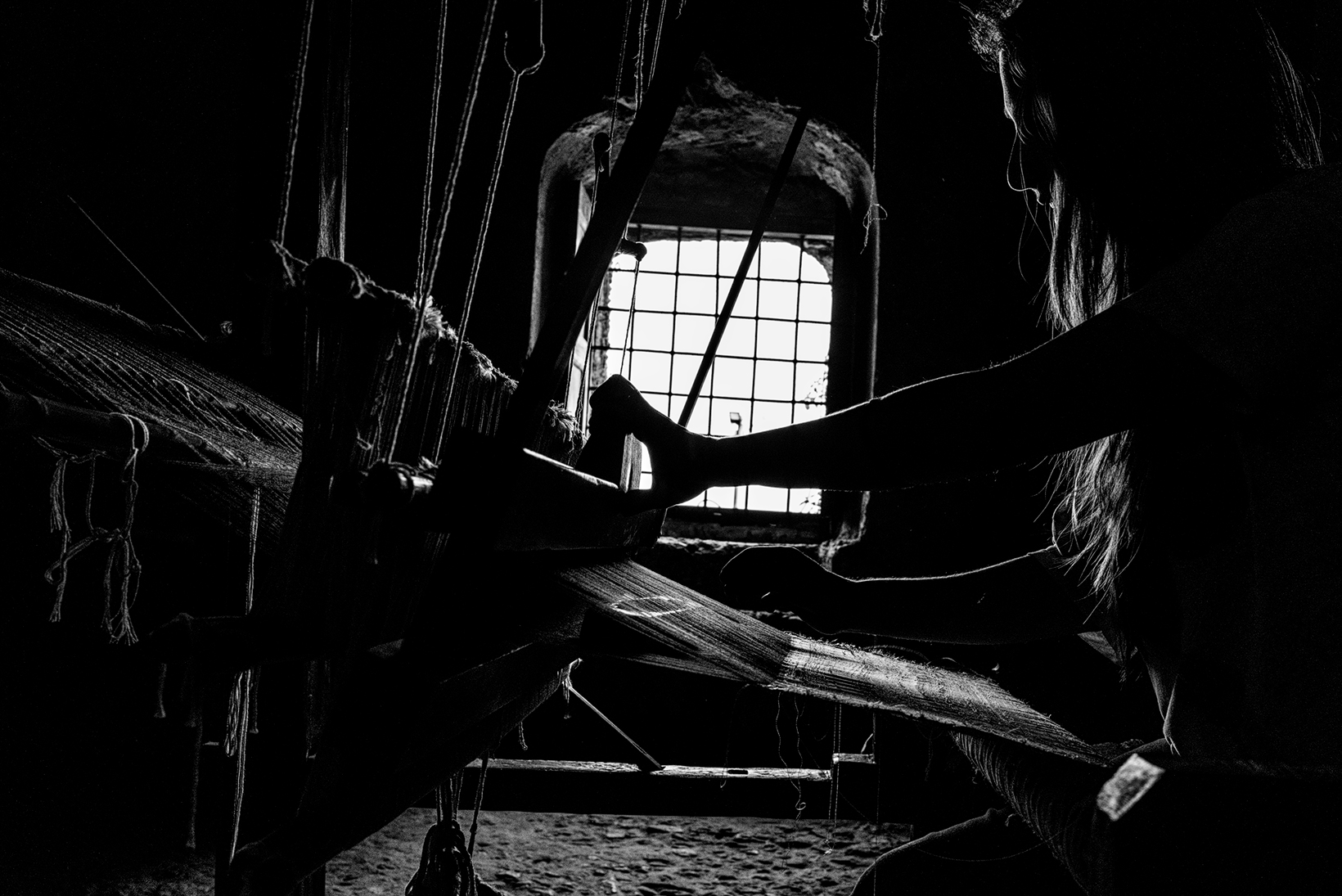 wires. Of the silk they create, of light that they draw