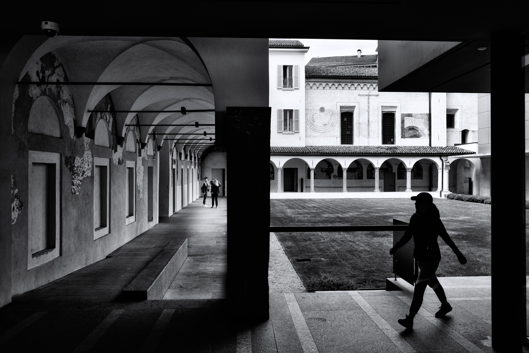 Street into the cloister