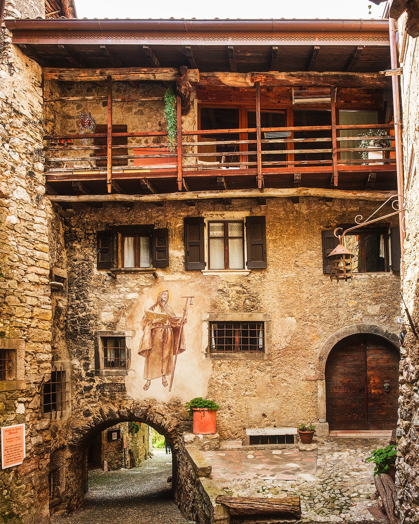 A street in the village