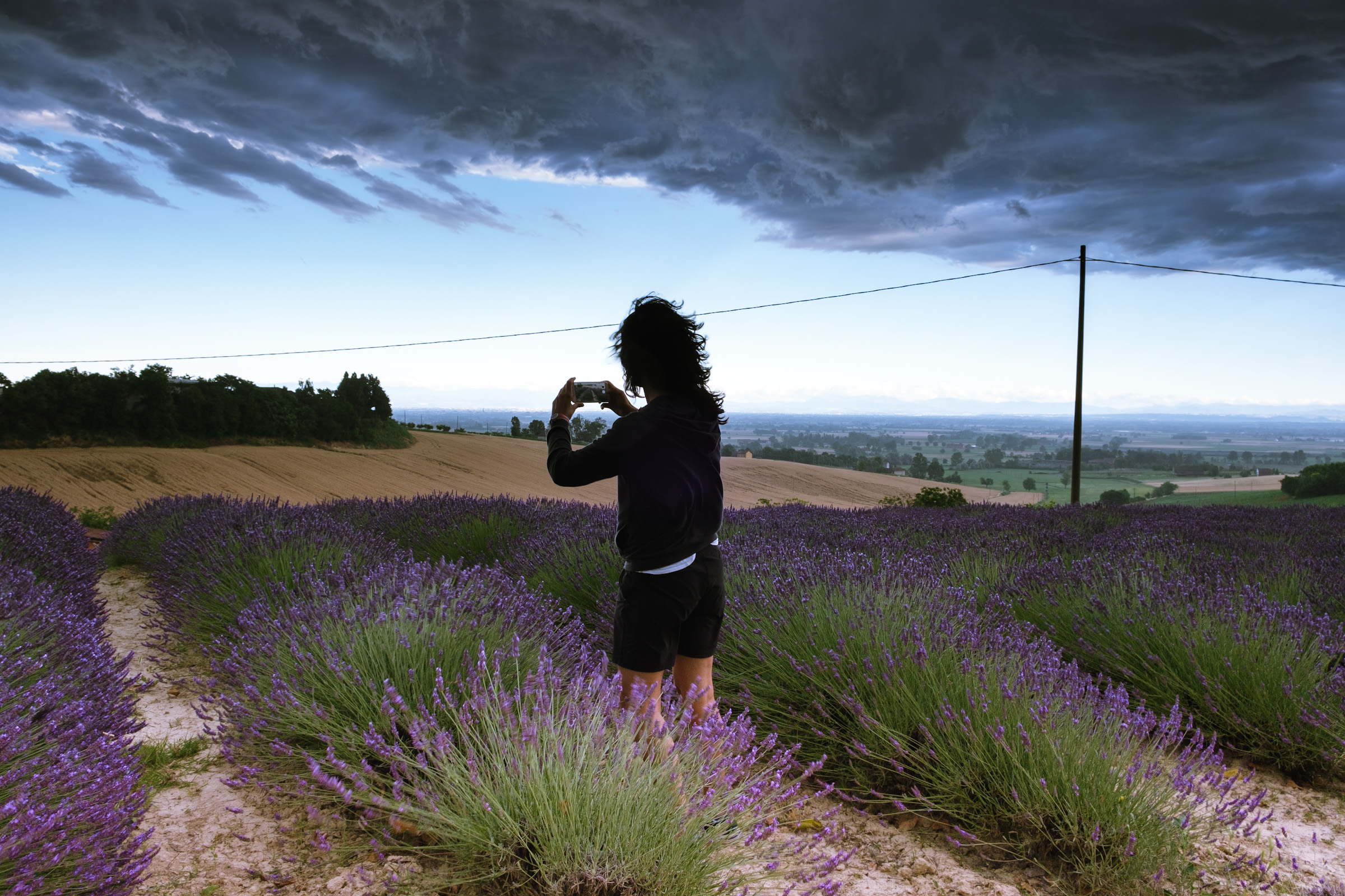 Un'ultima foto prima del temporale...