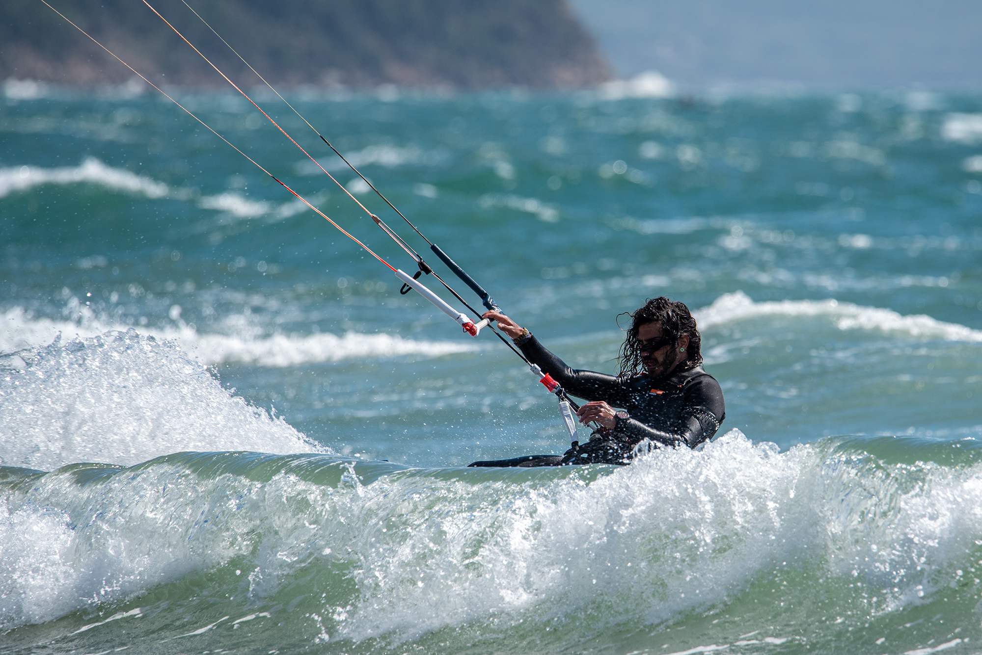 Kite in the Gulf of Follonica.