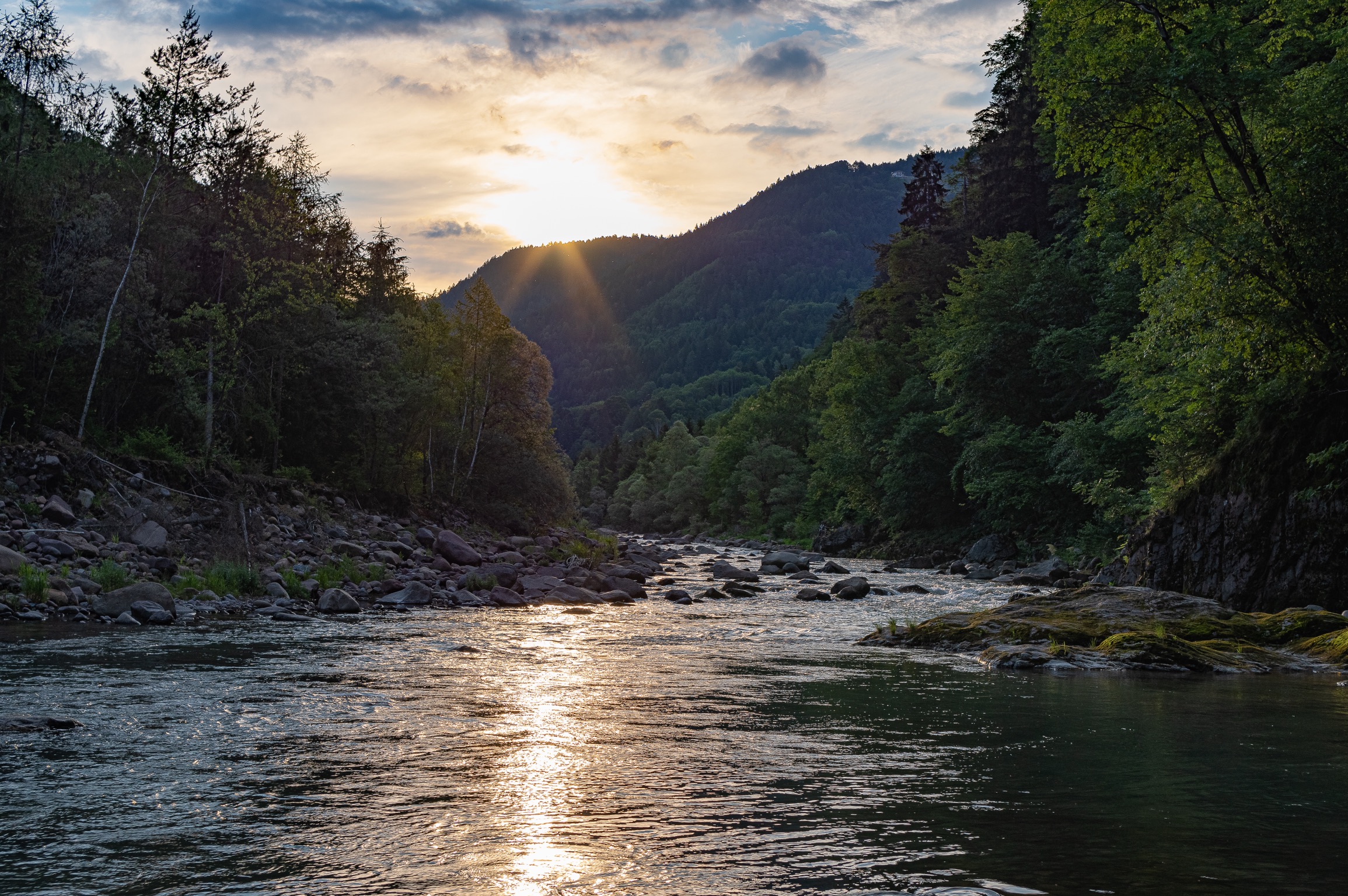 Sunrise in Val di Cembra