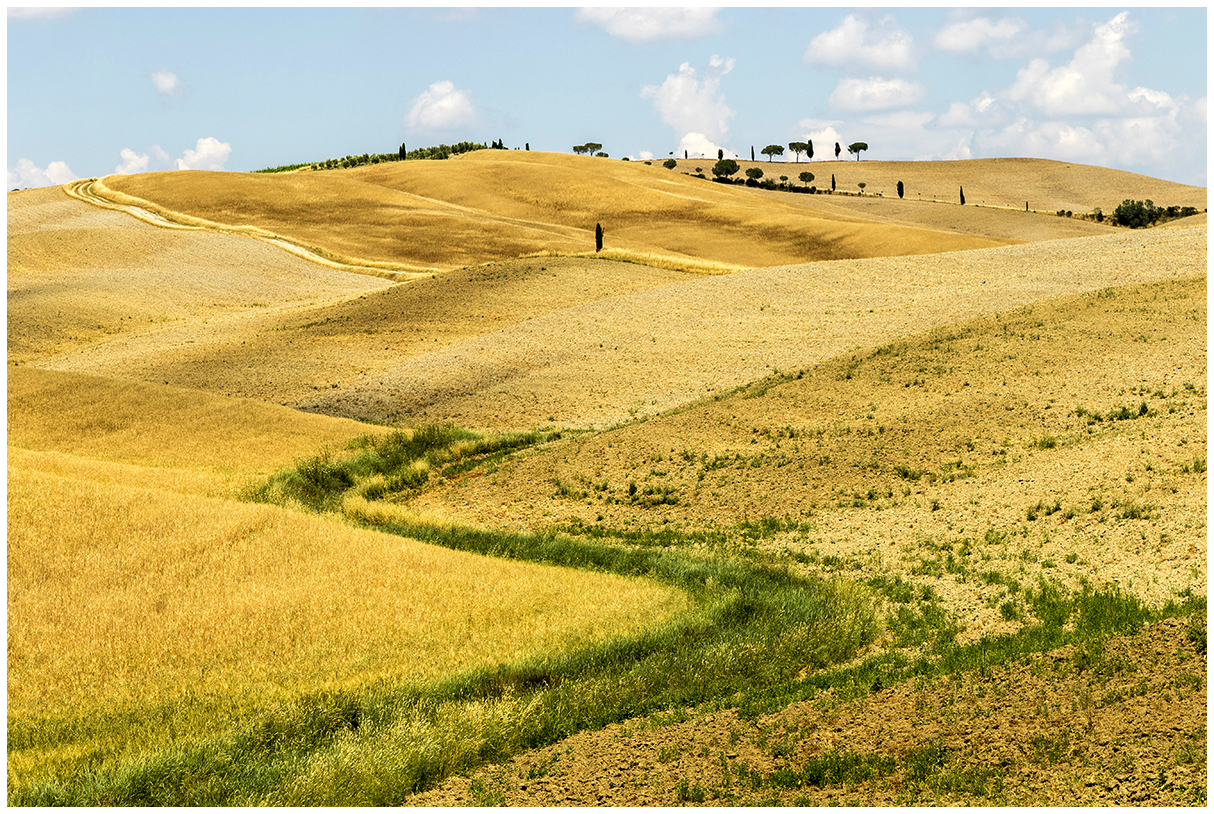 in the heart of the Val d'Orcia