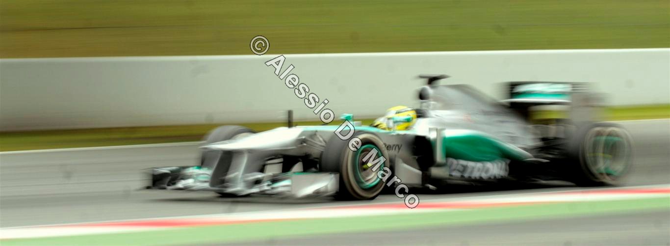 F1 2013 - Test Montmelo  (esperimenti fotografici)