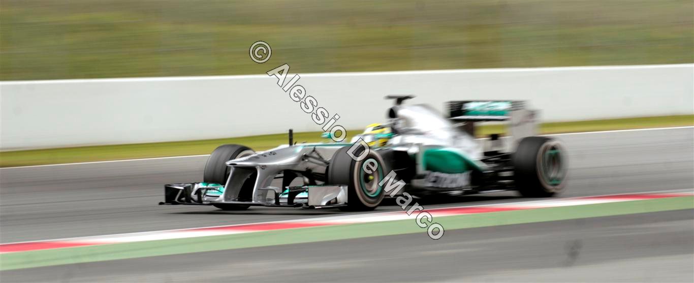 F1 2013 - Test Montmelo  (esperimenti fotografici)