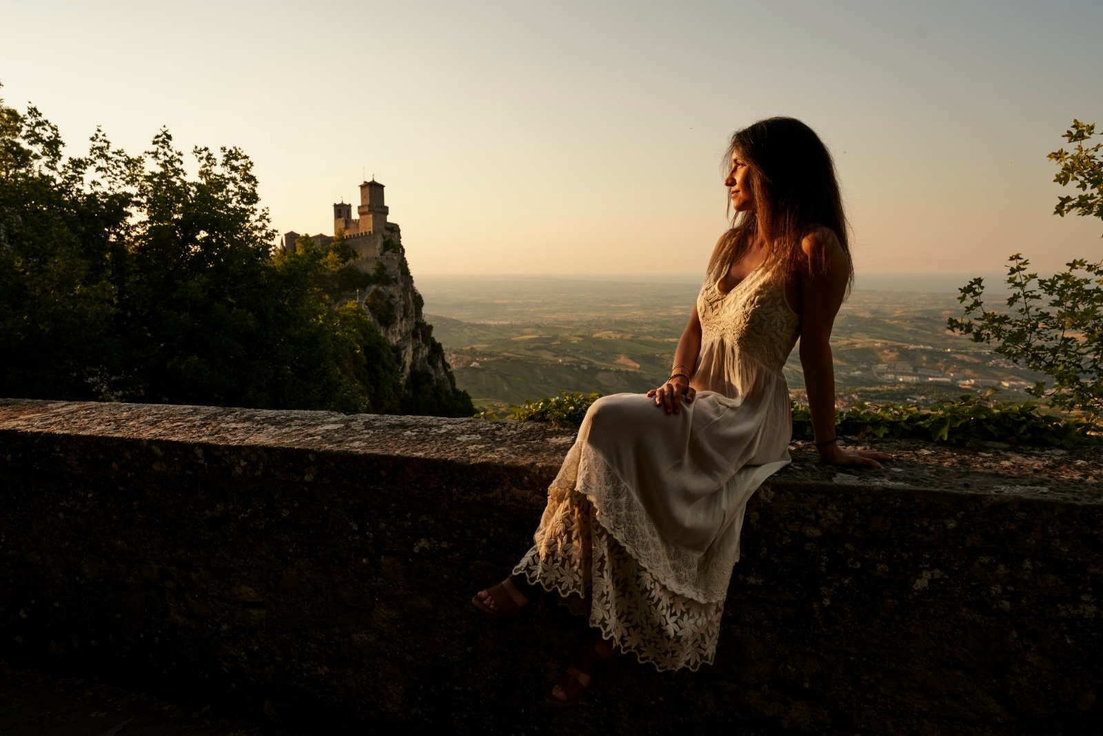 The lady and the castle