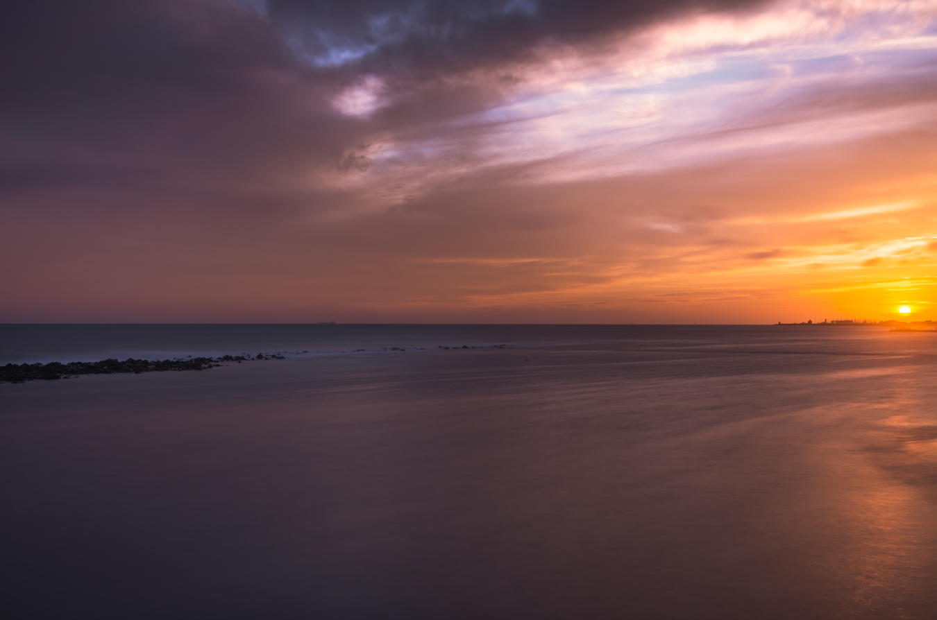 Sunset from the Pier of Ostia