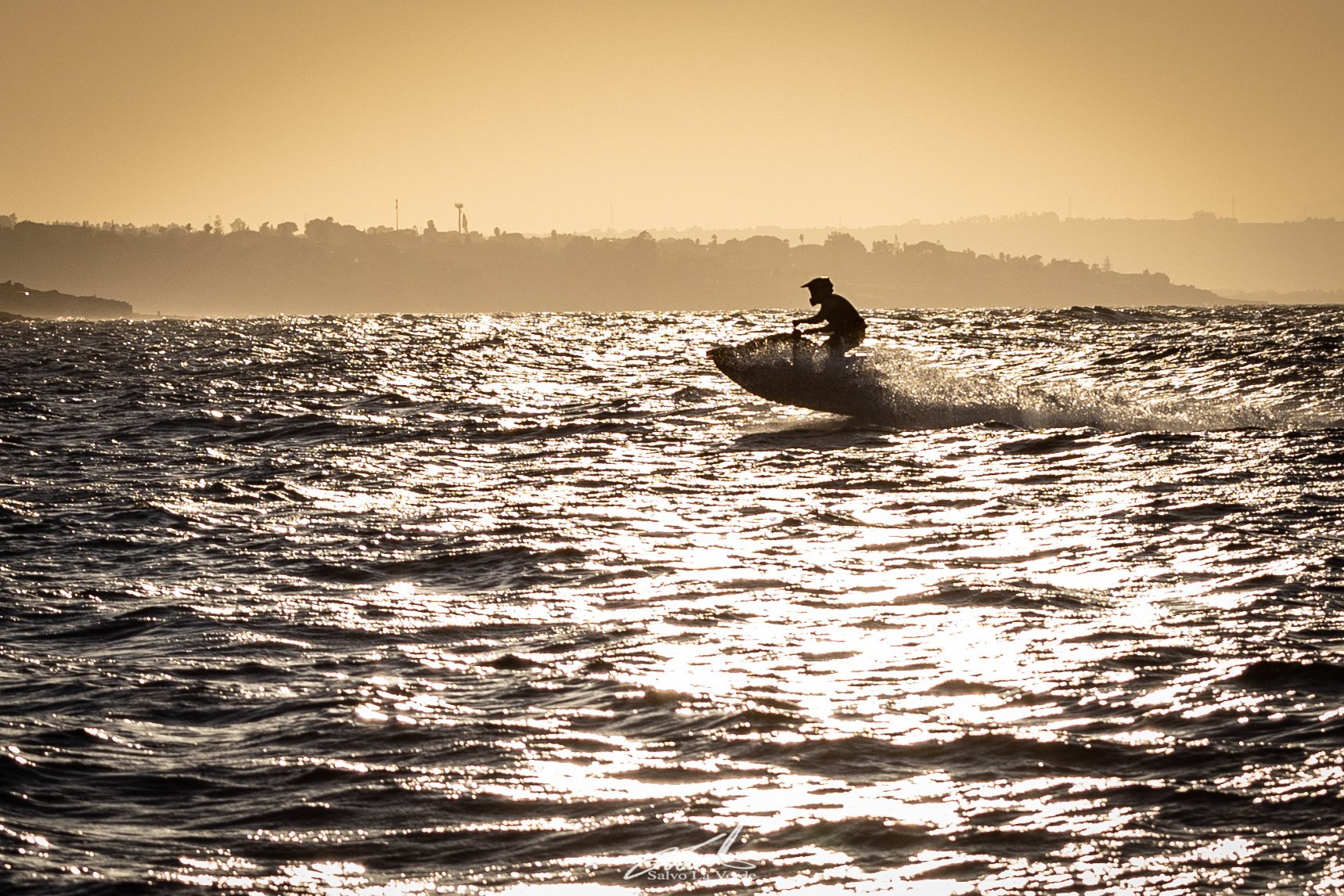 Scooter in Silhouette