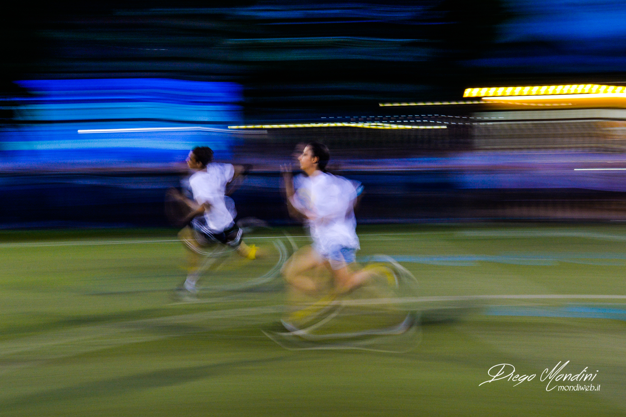 running on the move