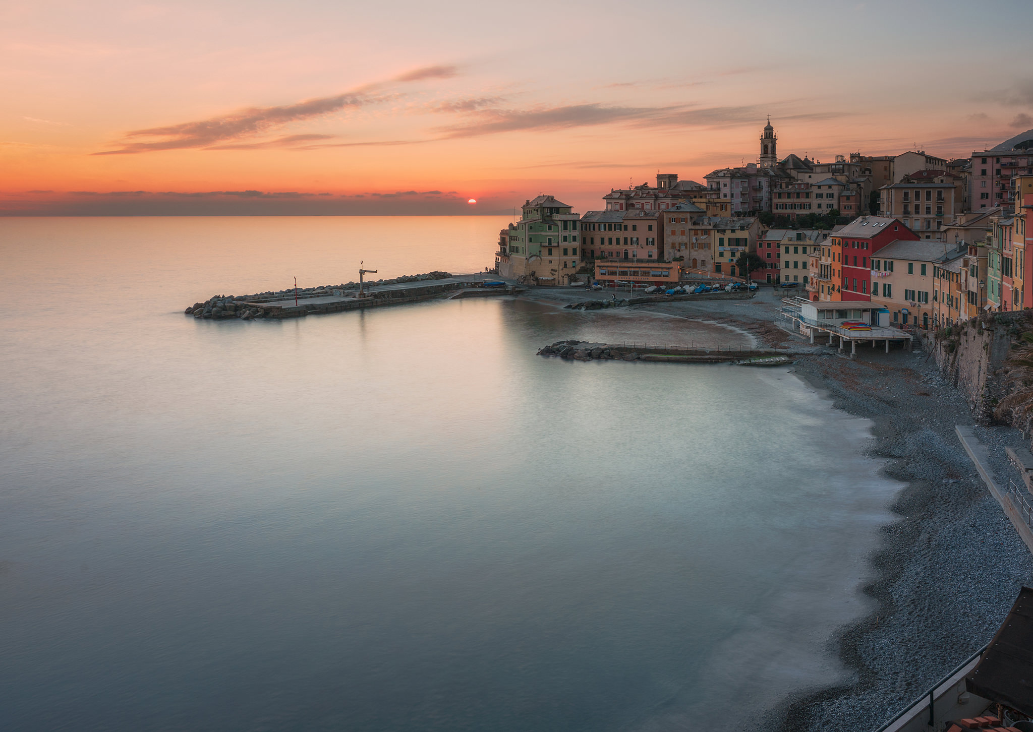 The last sigh of sunset