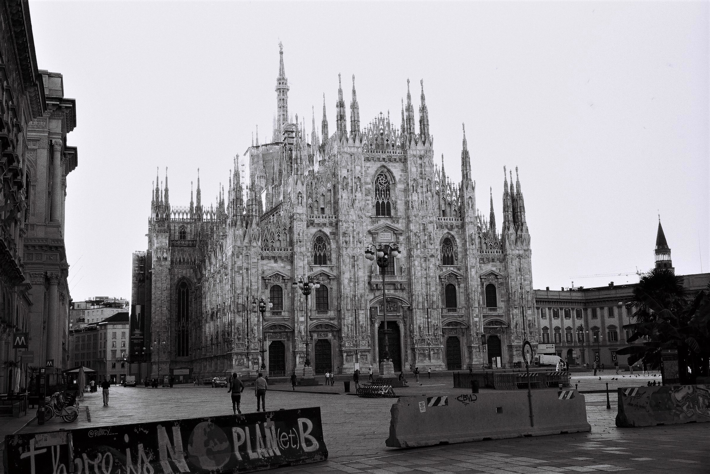 Pazza del Duomo all'alba.