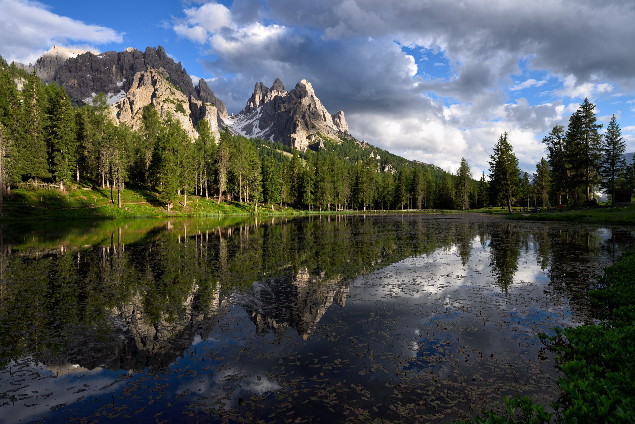 Raggio di luce sul Lago d'Antorno