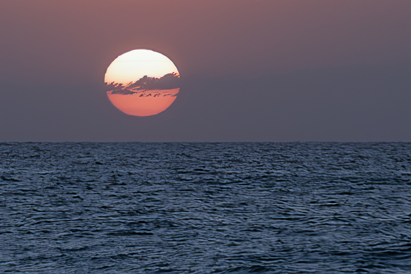 A sunset in Peschici