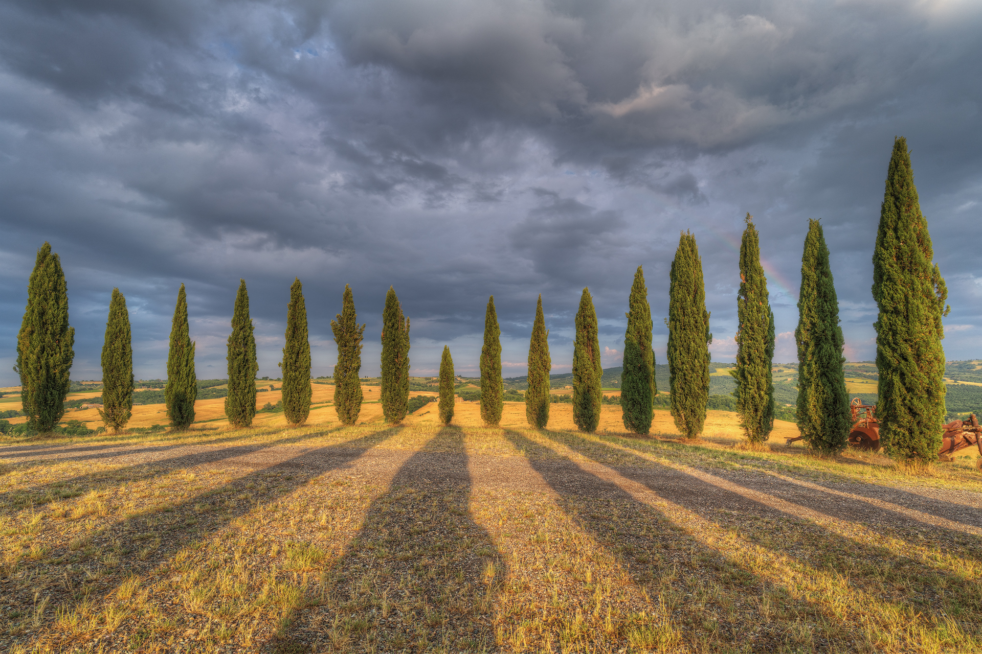 shadows of the Cypresses, Val D'orcia