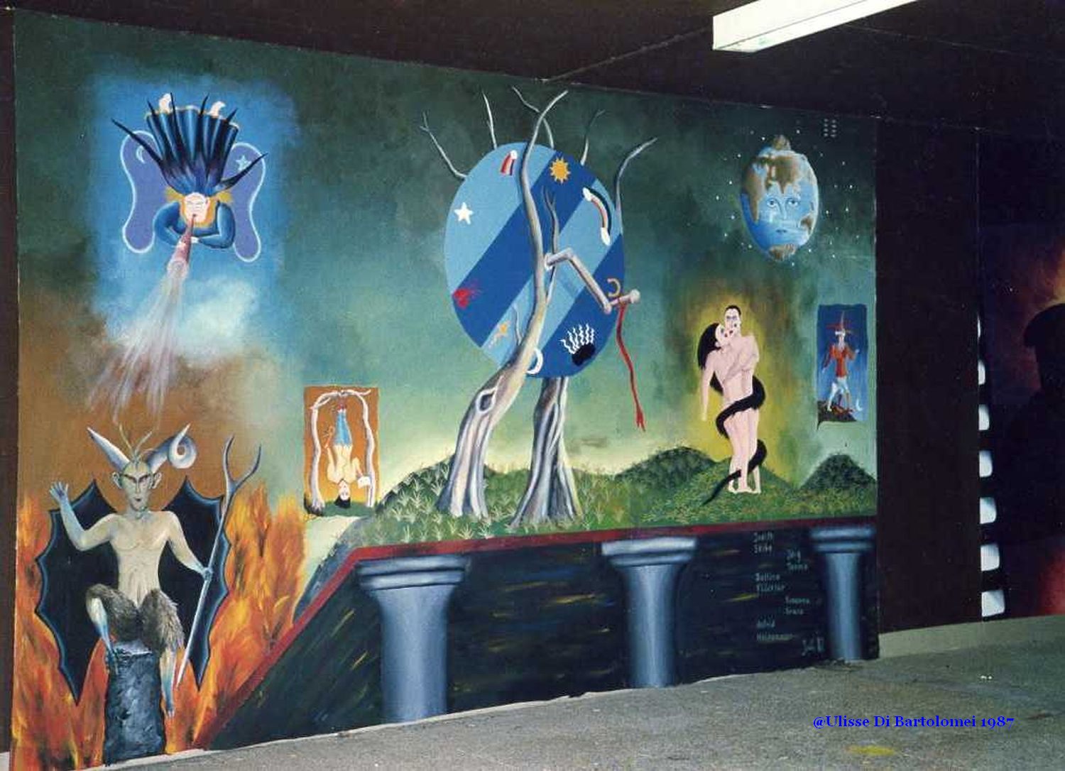 Graffiti murali in altri tempi 3