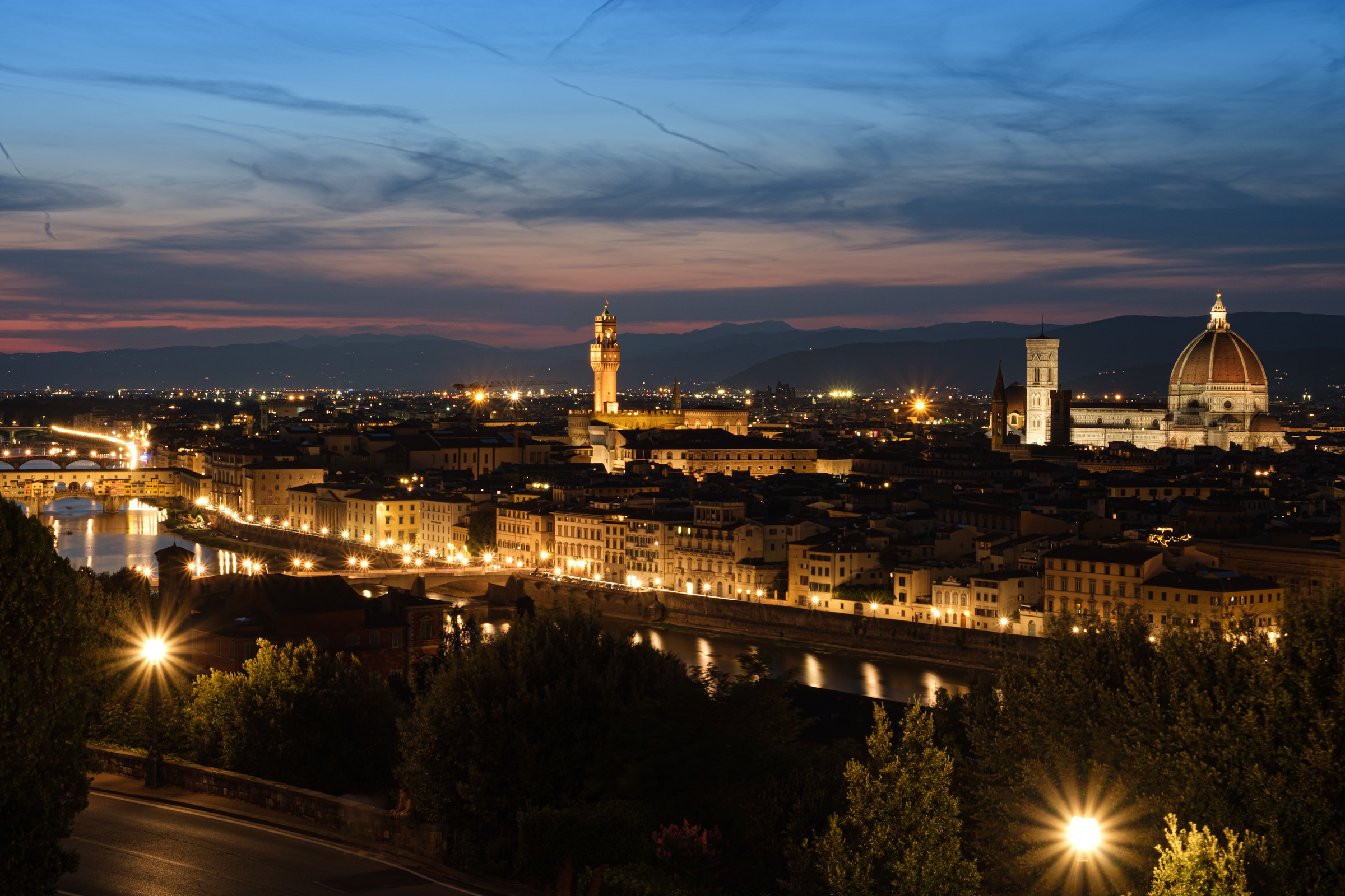 Firenze si illumina
