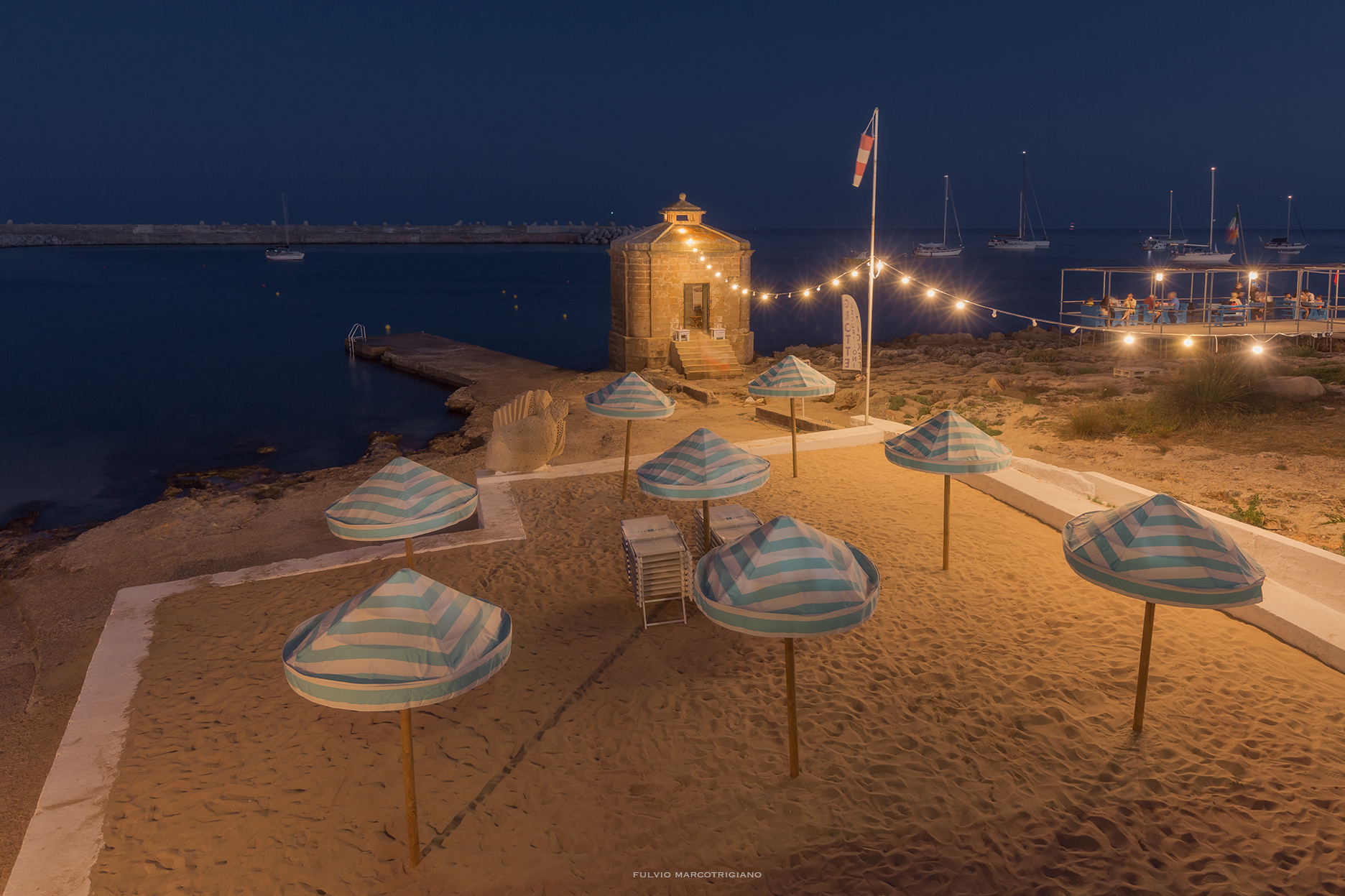 Santa Maria di Leuca all'ora blu