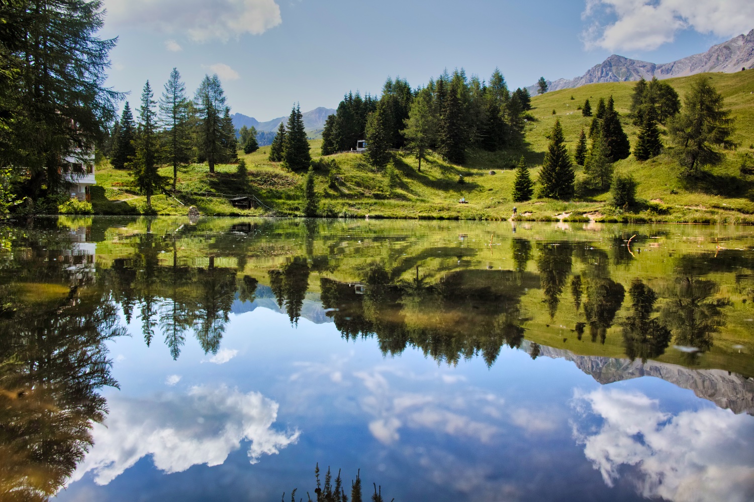 Lago al Passo San Pellegrino