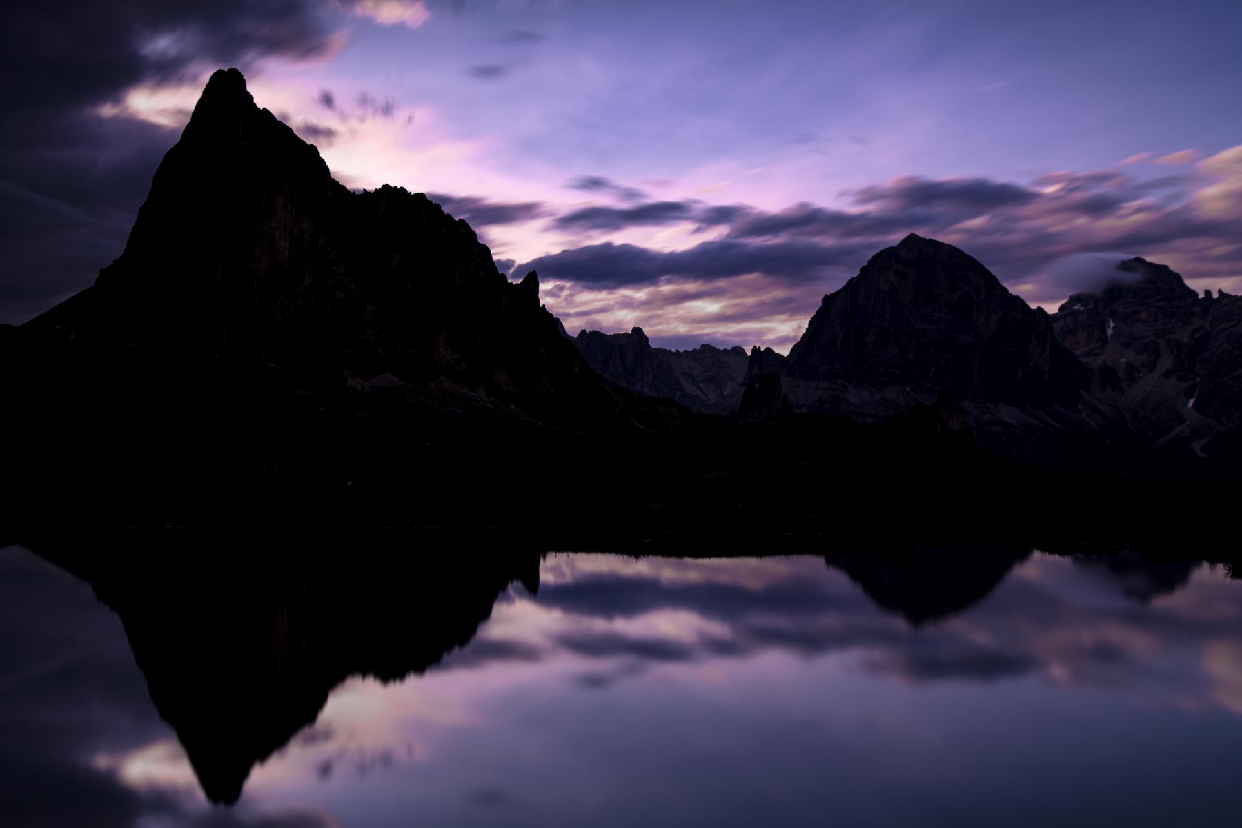 Tramonto al passo Giau