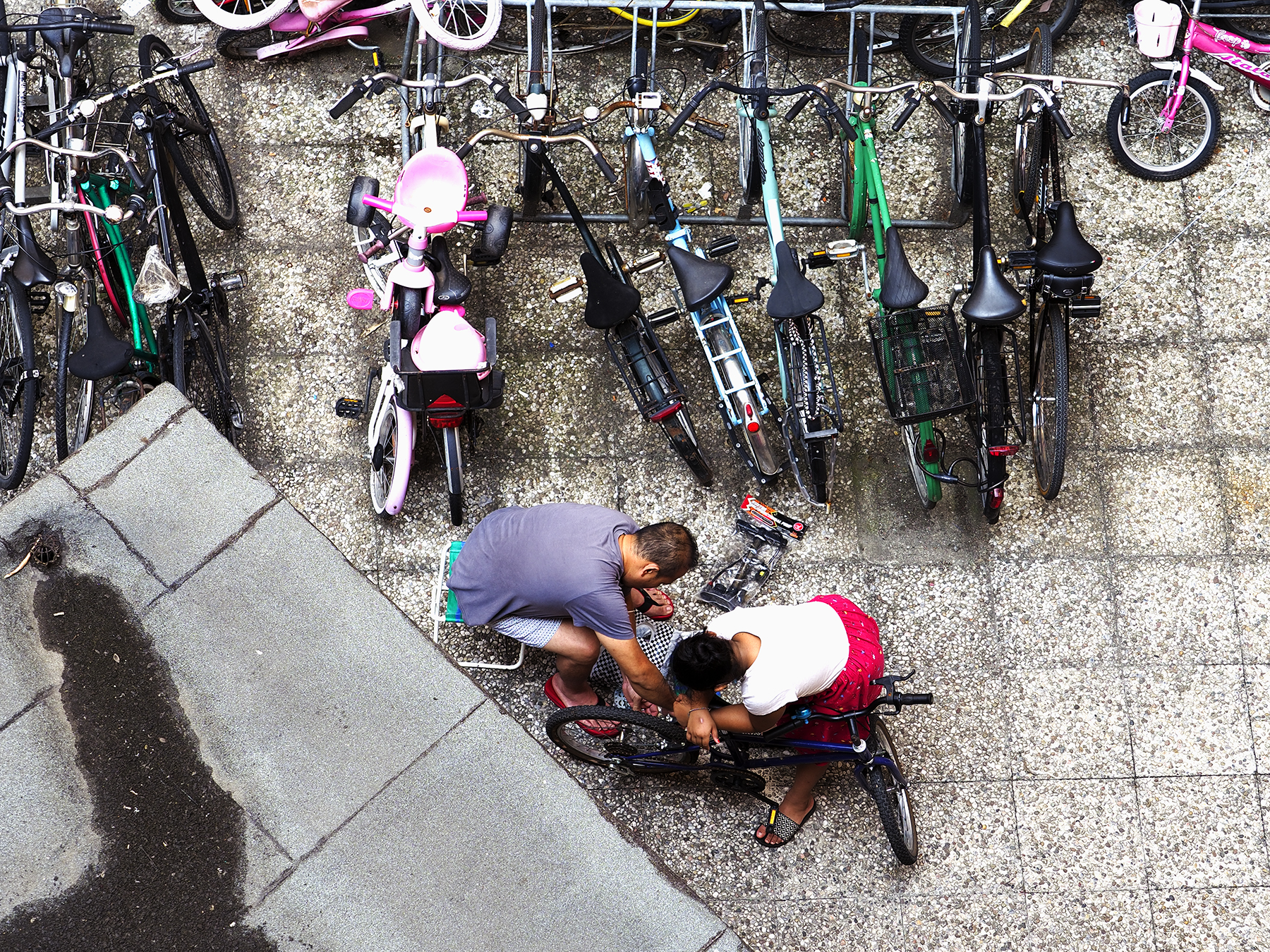 Papà mi aggiusti la bici?