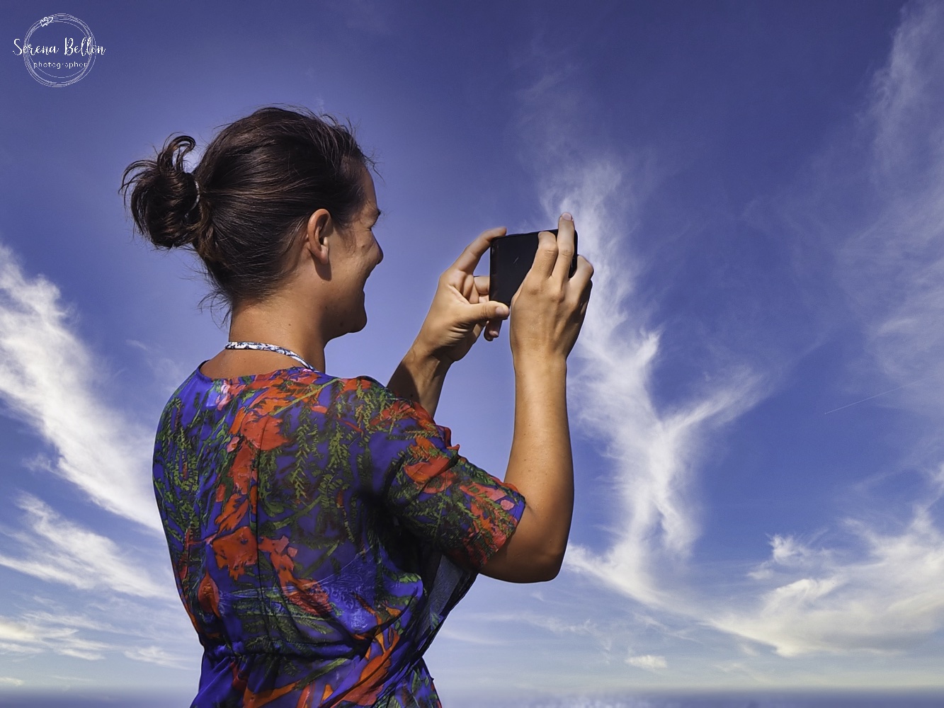 come è azzurro il cielo oggi